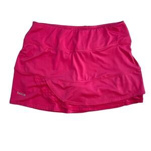 Bolle’ Hot Pink Layered Athletic Skort Size M Sporty Tennis Hiking Golf Stretchy